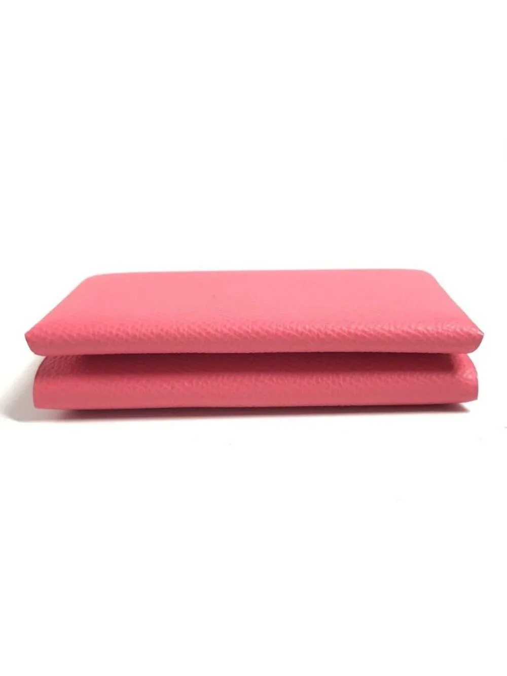 Hermes Calvi Duo Epsom Rose Azaleas Pink Wallet